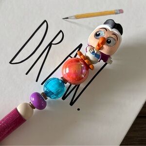 Disney Doorables: Alice in Wonderland: Dodo handmade beaded pen
